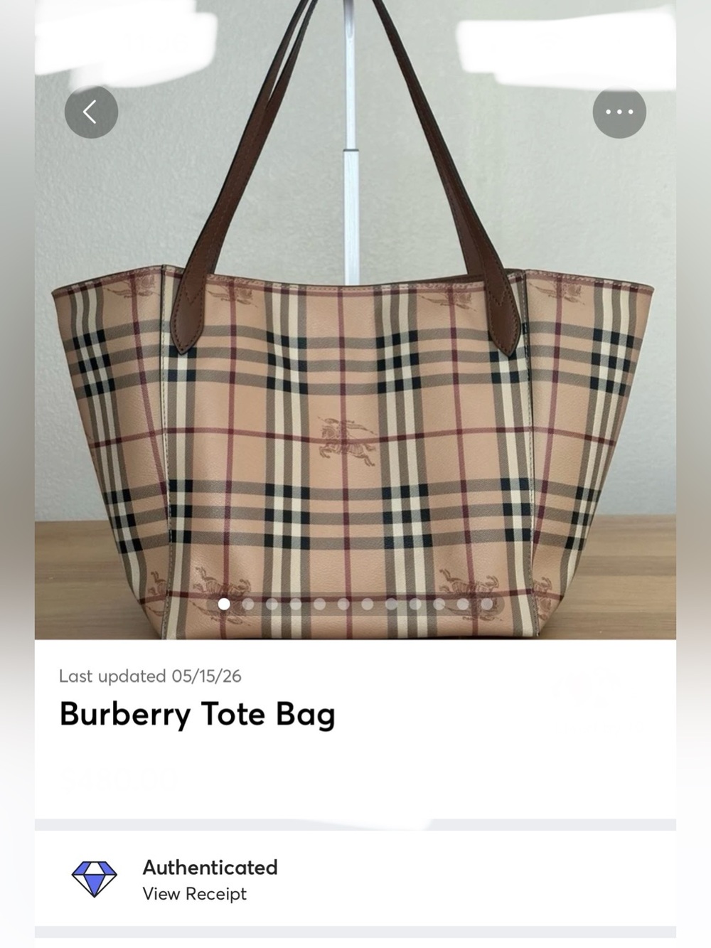 Burberry Tote Bag - Picture 3 of 15